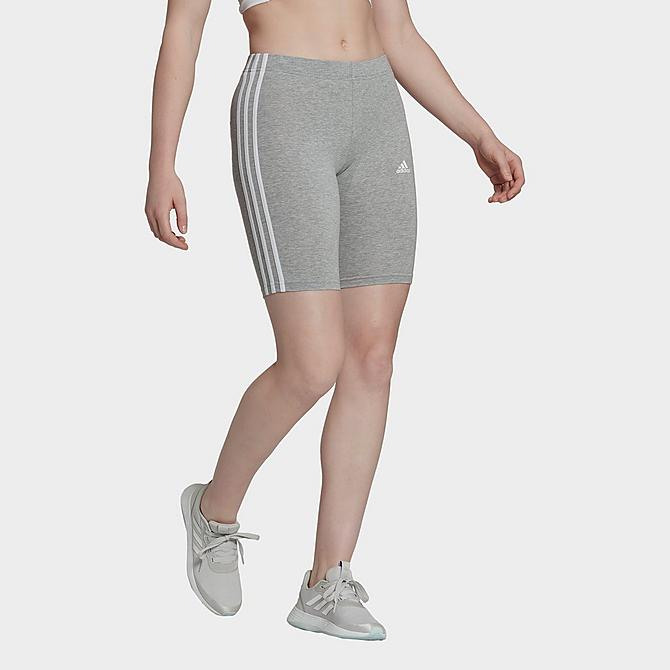 Women\'s adidas Essentials 3-Stripes Bike Shorts| JD Sports
