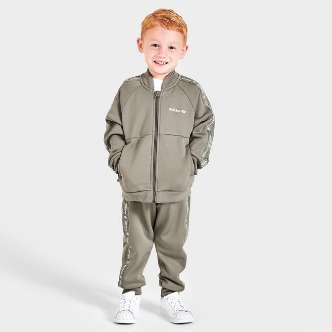 Noroeste Envío Estadístico Infant and Kids' Toddler adidas Originals Edge Tape Fleece Tracksuit Set|  JD Sports