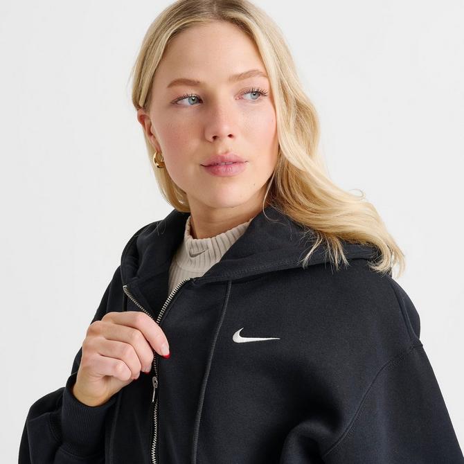 Women's Nike Sportswear Phoenix Fleece Crop Full-Zip Hoodie