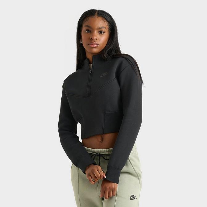 Women's Nike Sportswear Tech Fleece Crop Half-Zip Track
