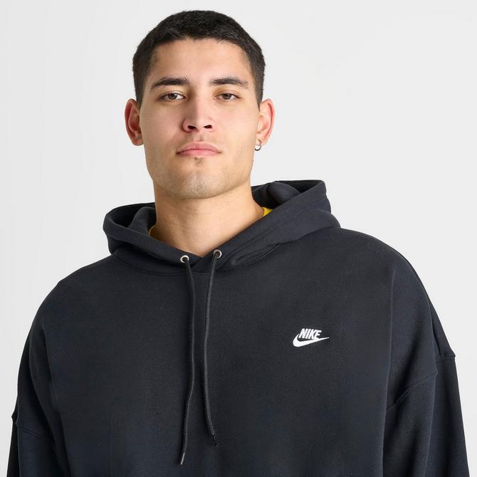 Men s Nike Club Fleece Oversized French Terry Pullover Hoodie