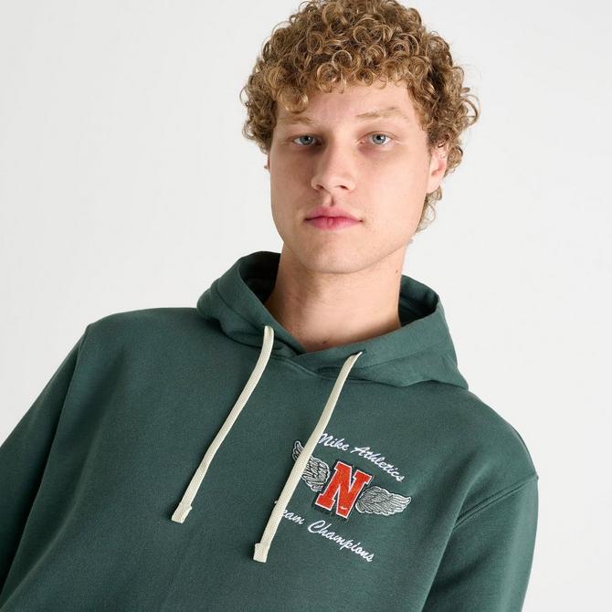 Nike cotton graphic fleece hoodie online