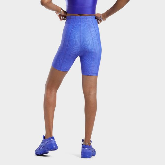 Women s Reebok Cardi B High Waist Bike Shorts JD Sports