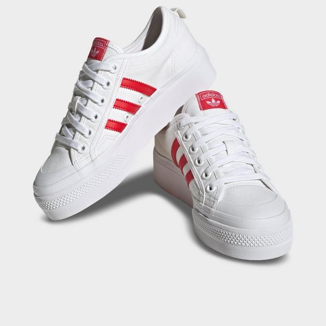 Adidas nizza white 2025 blue red