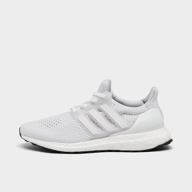 Adidas women's ultraboost running shoes outlet white/white/grey