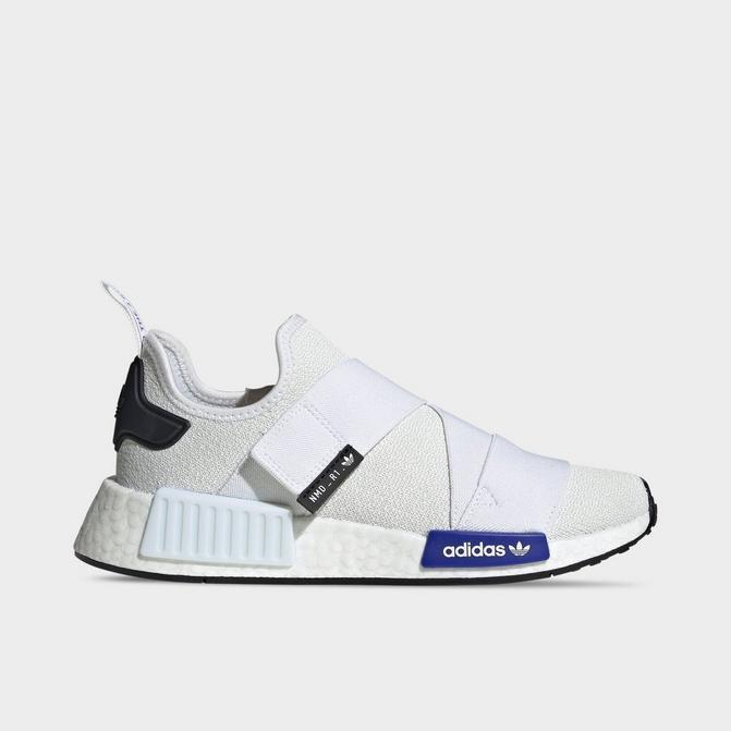 Adidas Originals Women's NMD_R1 Shoes, White/Grey