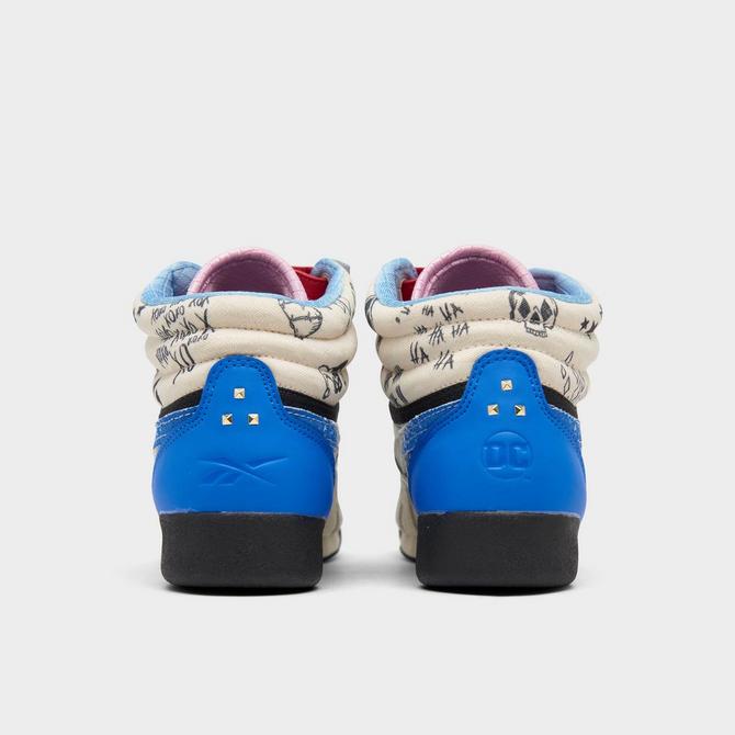 Reebok freestyle store hi womens blue