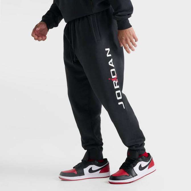 Men s Jordan Air Stretch Logo Fleece Jogger Sweatpants