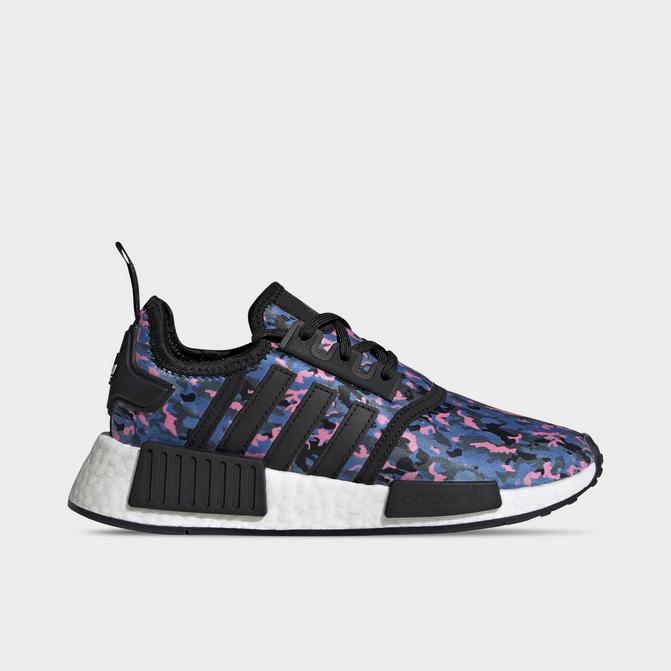 Big kids' adidas nmd runner casual shoes white sale