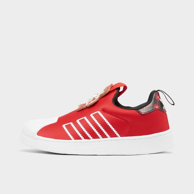 Adidas superstar toddler red sale