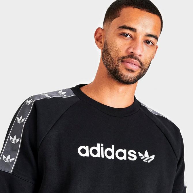 Men's adidas Originals Tape Crewneck Sweatshirt| JD Sports