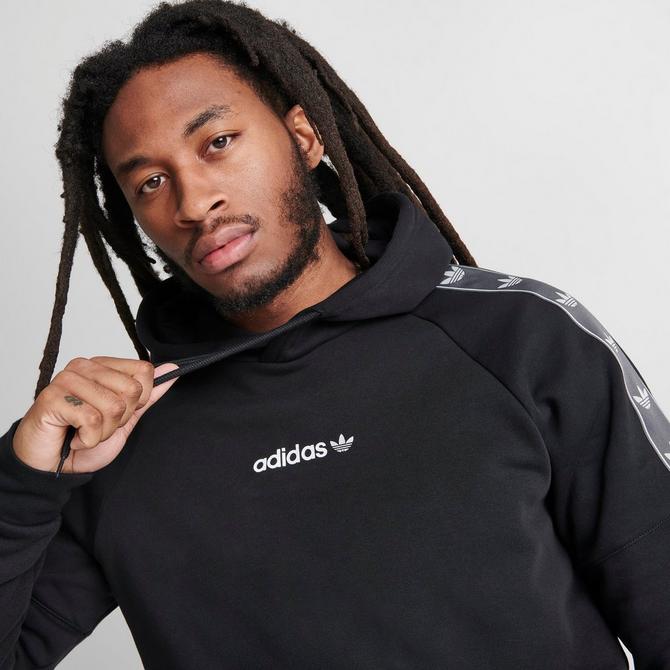 Adidas originals tape fleece on sale hoodie