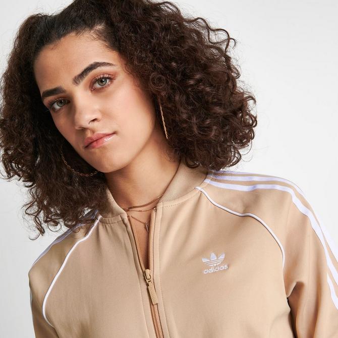 Women s adidas Originals 3 Stripes Primeblue Track Jacket JD Sports