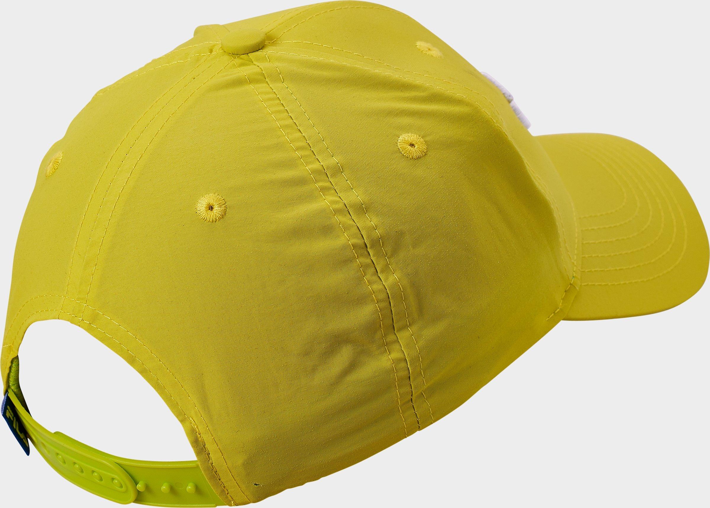 yellow fila hat