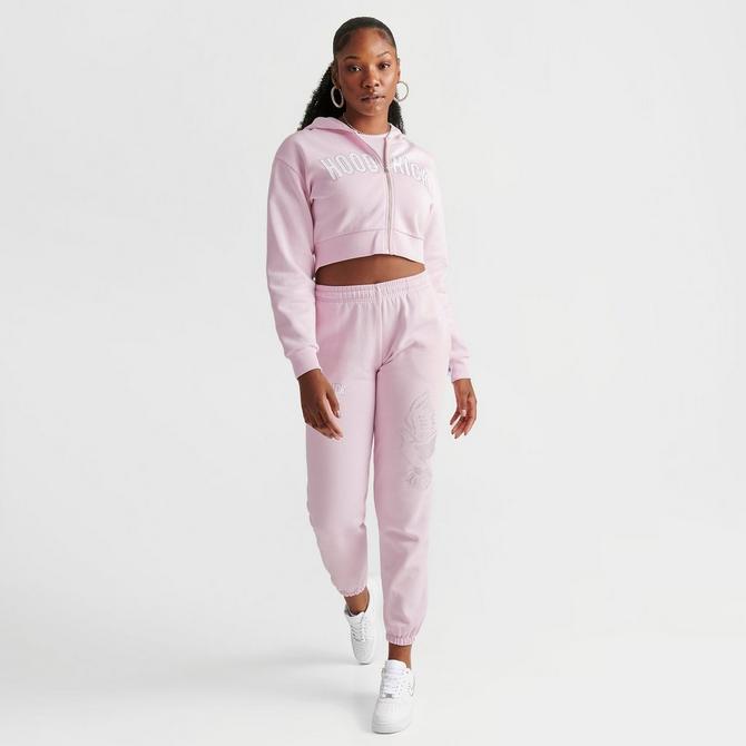 Pink store bling joggers