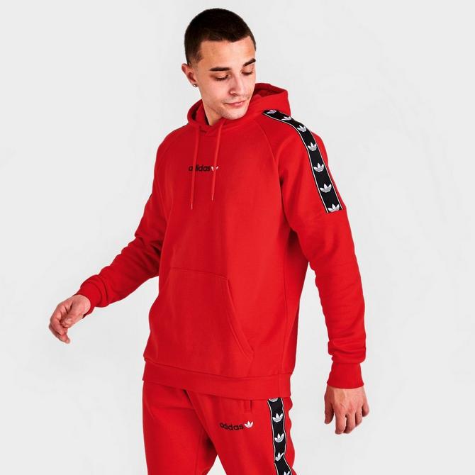 adidas originals tape fleece hoodie