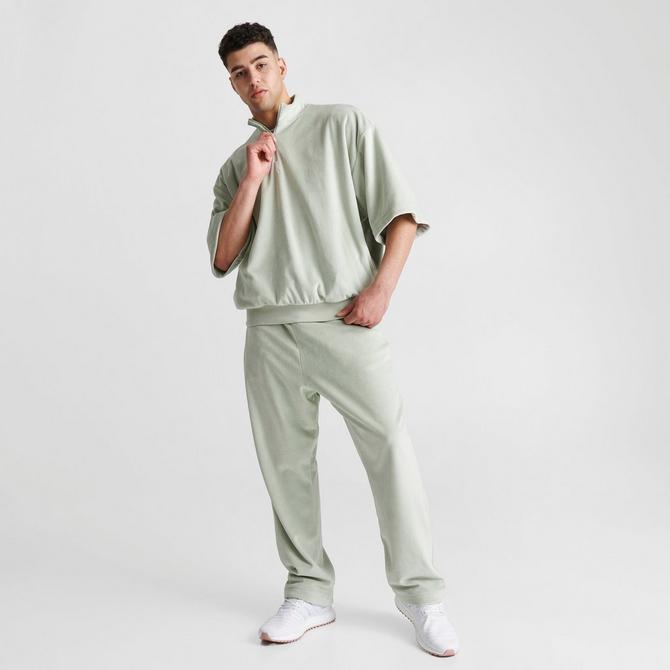 adidas Basketball Velour Pants - Grey