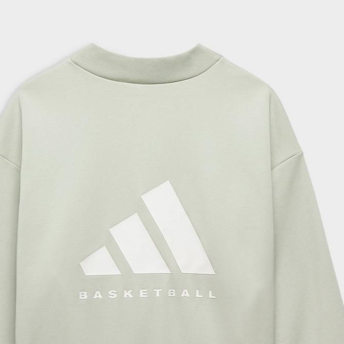 adidas Basketball Fleece Crewneck Sweatshirt