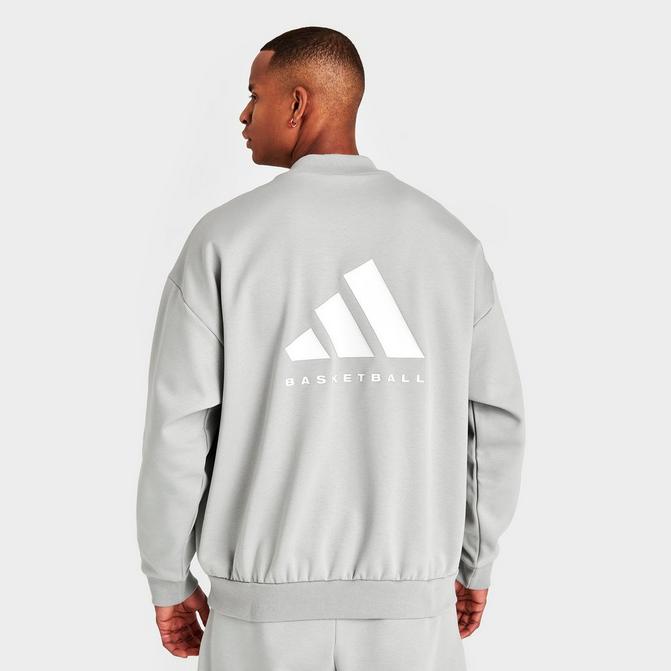 Adidas fleece crew outlet sweatshirt