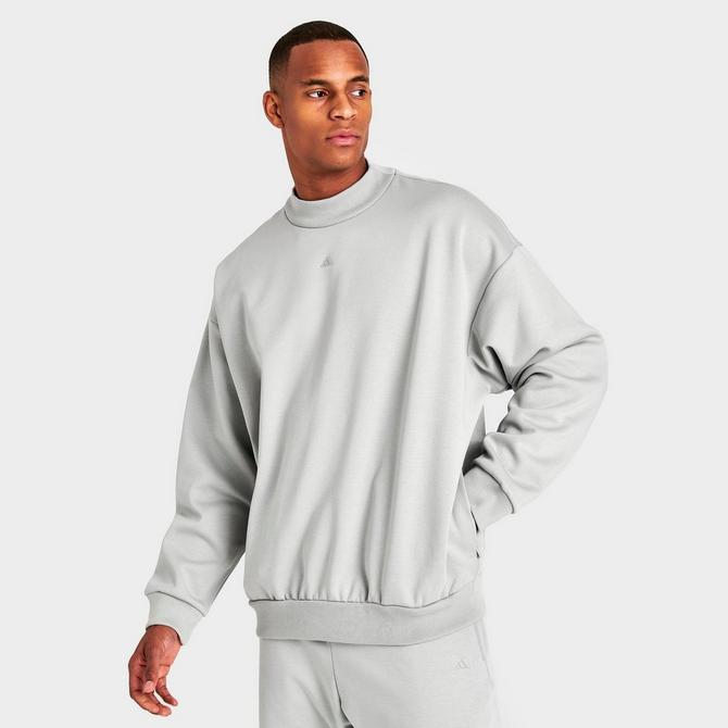 Adidas fleece best sale crew sweatshirt