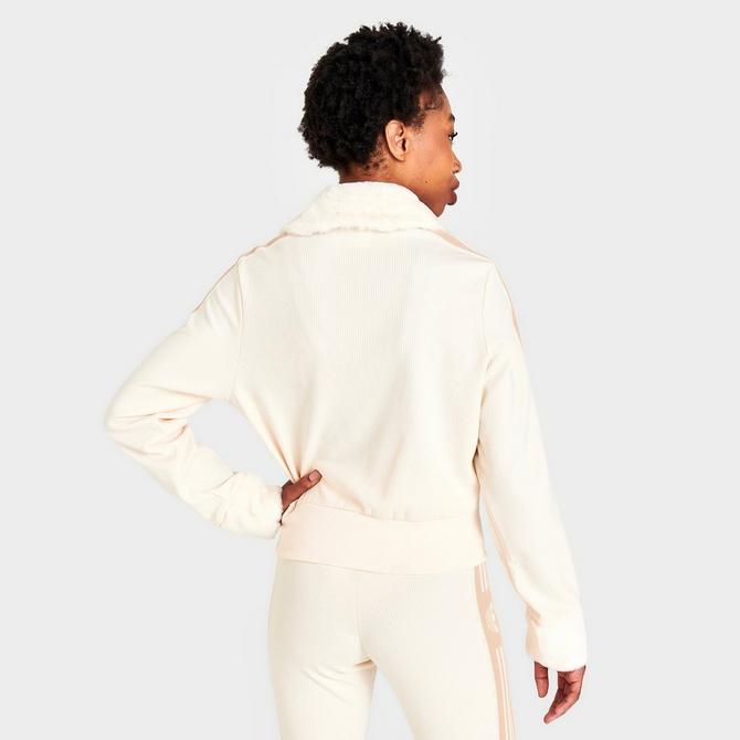 Women's adidas Originals Ski Chic Rib Fur Track Jacket| JD Sports