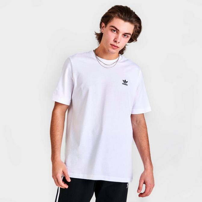 White adidas shop trefoil t shirt