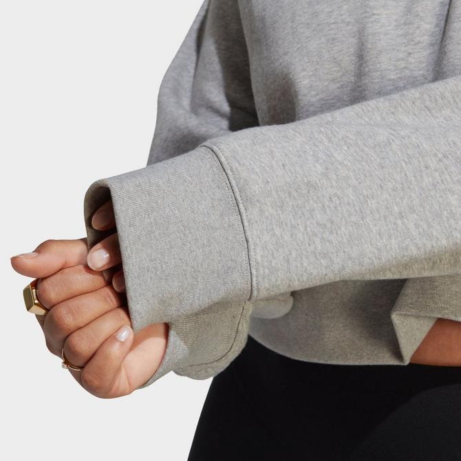 Sleeve Crew Sweatshirt Essentials adicolor Women\'s (Plus | JD adidas Long Size) Originals Sports