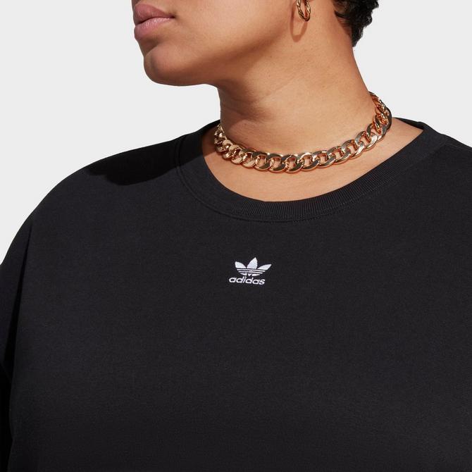 Women's adidas Originals adicolor Essentials Crew Long Sleeve Sweatshirt  (Plus Size)