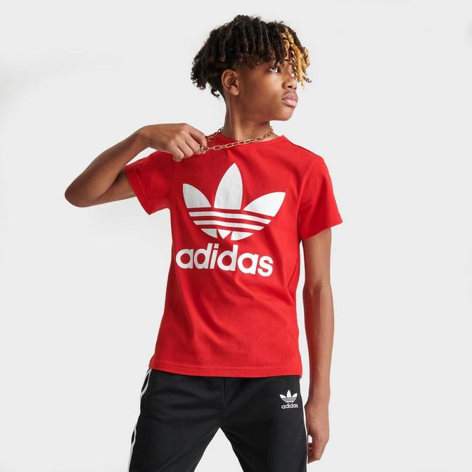 Adidas trefoil tee kids online