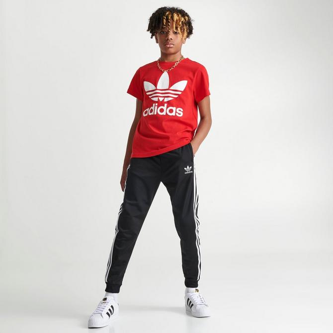 Adidas trefoil t shirt sales kids