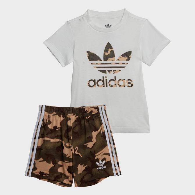 Infant and Kids' Toddler adidas Originals Camo T-Shirt Shorts Set| JD