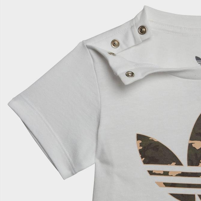 Adidas Boy's Future Camo Logo Long Sleeve Tee (Toddler/Little Kids) Black 2T Toddler