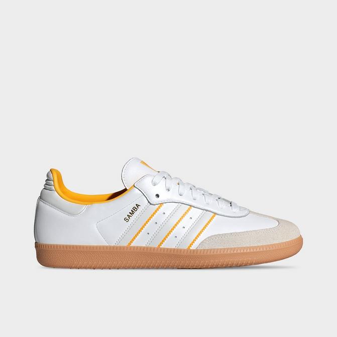 Adidas Samba OG Shoes Men s Cloud White White Crew Yellow 10