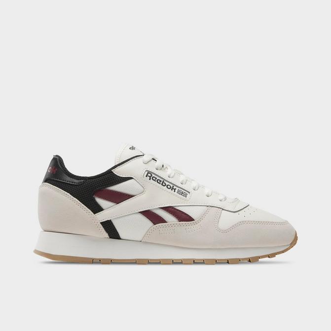 Mens White Reebok Classic Leather Trainers