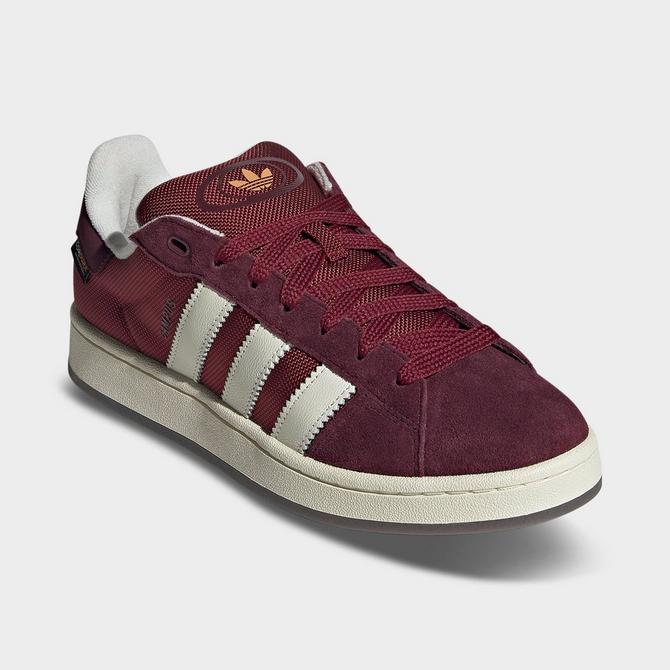 Burgundy and white 2024 mens adidas shoes