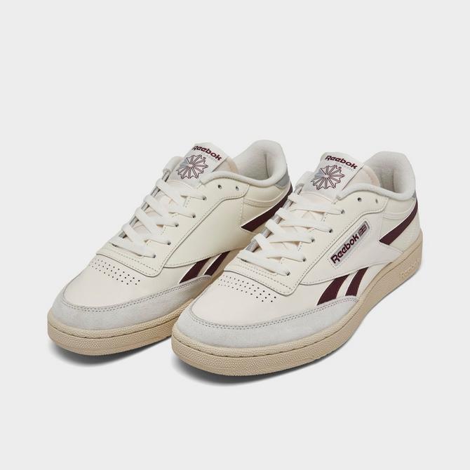 REEBOK Club C Revenge Chalk / Classic Maroon / Pure Grey - Leather sneakers  shoes