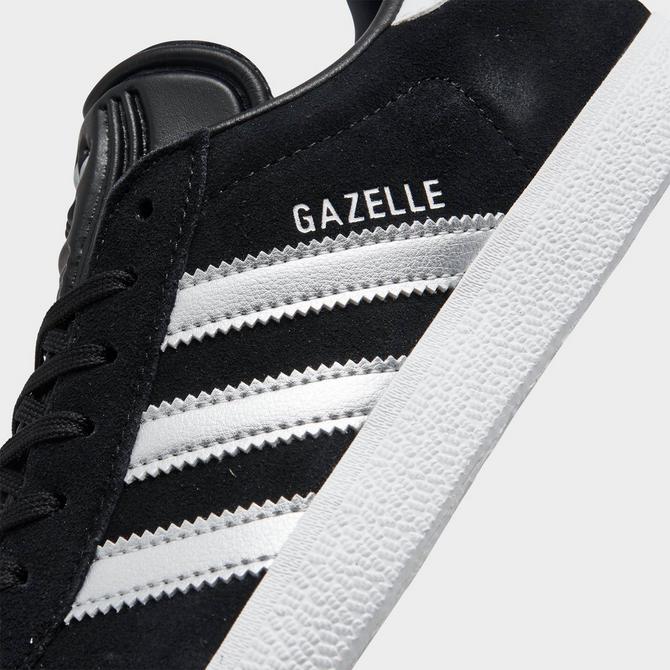 Black and on sale silver adidas gazelle