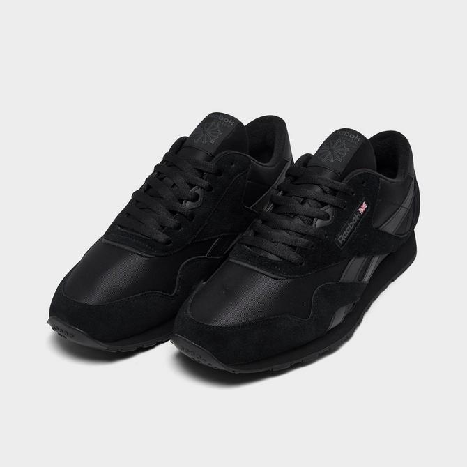 Reebok Classics: Black Classic Nylon Sneakers