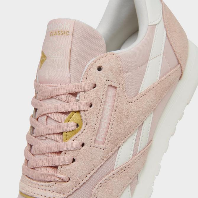 Reebok Women's Classic Nylon Sneaker, Possibly Pink/Chalk, 5 : :  Clothing, Shoes & Accessories