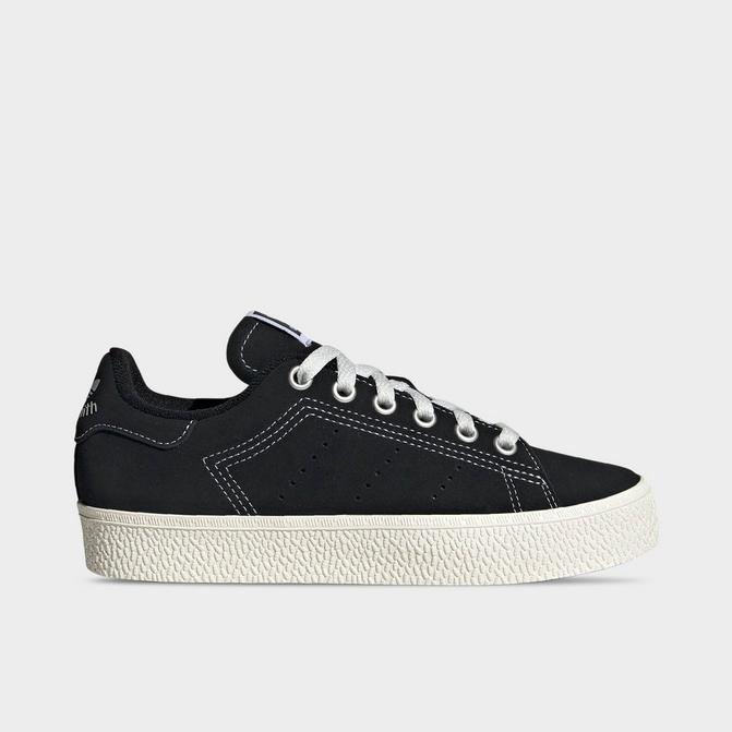 All black stan smiths junior online