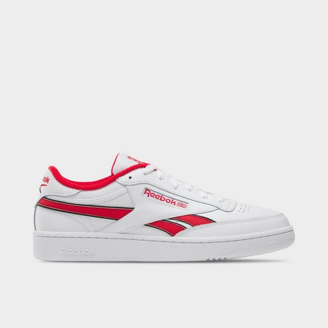 White and outlet red reebok classics