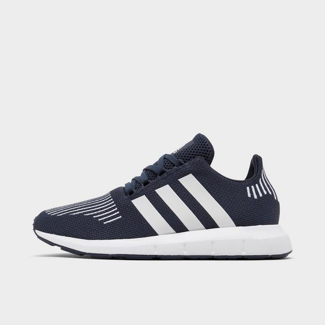 Adidas swift run black hot sale kids