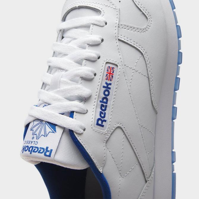 Reebok classic sales blue sole