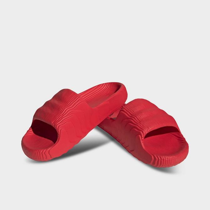 Men's White/Red Louisville Cardinals Slydr Pro Slide Sandals