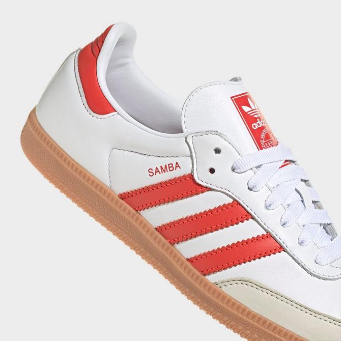 Adidas white and red samba on sale