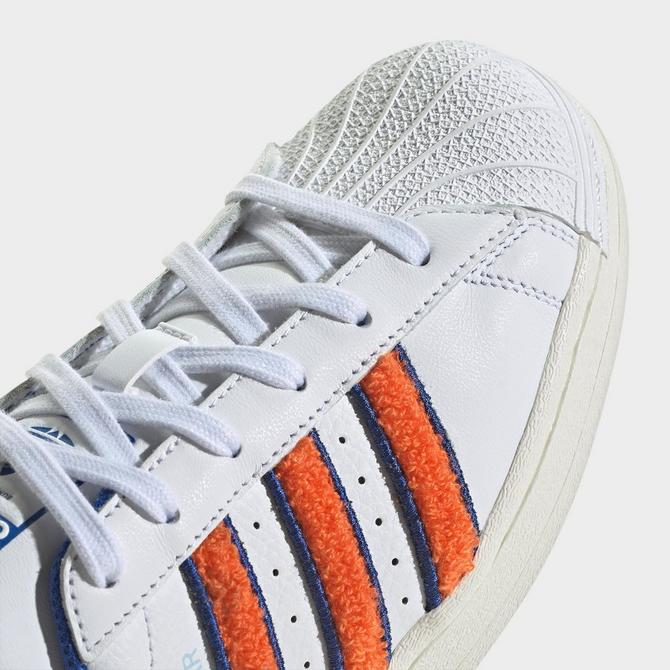 Superstar white 2024 blue orange