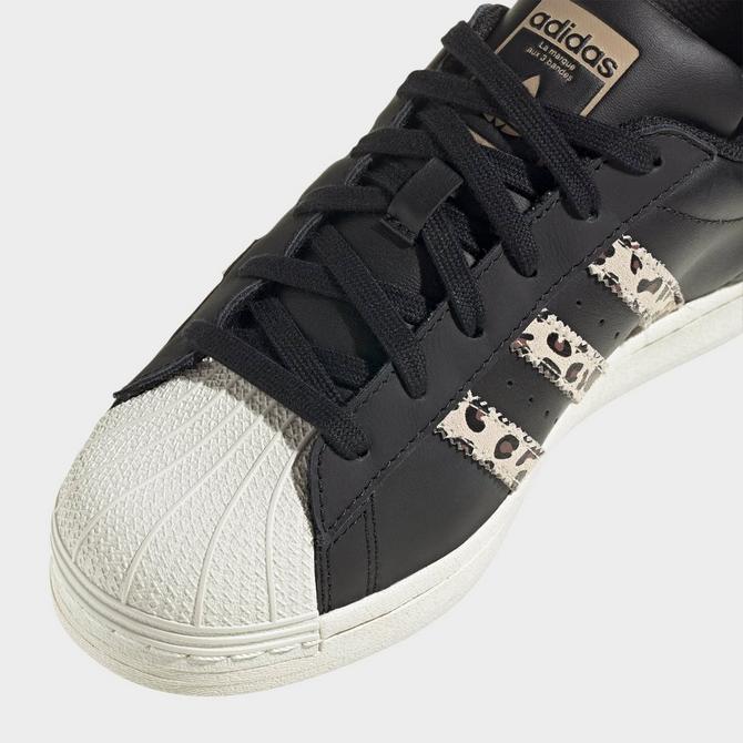 adidas Originals Women's Superstar Sneaker, Black/White/Black
