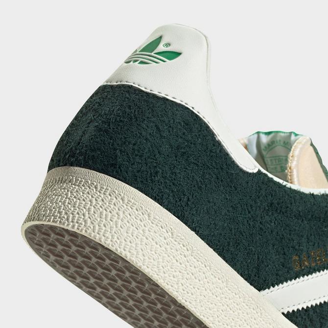 Adidas originals gazelle green suede sneakers clearance