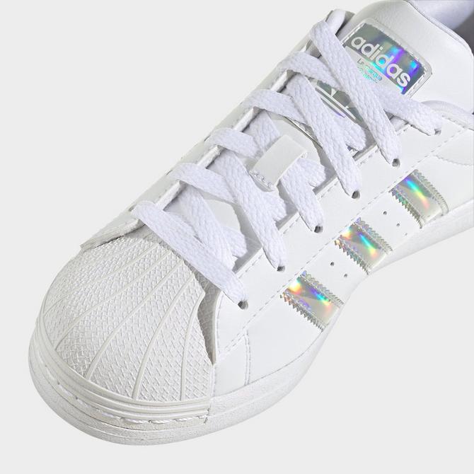 Superstar j clearance shoes white silver