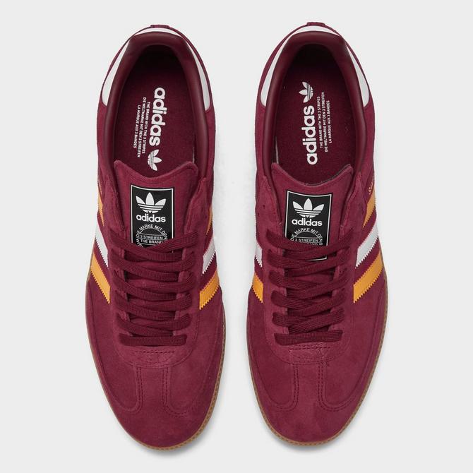 Adidas originals burgundy trainers online